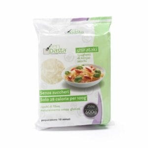 Shirataki Spaghetti di Konjac secchi . Confezione da 600g- ZEN Pasta