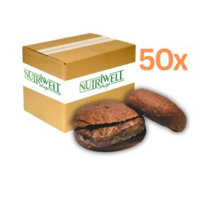 BOX Panino Hamburger Proteico con Semi di Sesamo Fase 1 - Buonalimentazione -50pz x 50g